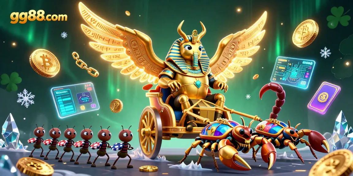 Join the excitement at gg88com with engaging casino visuals, featuring vibrant elements and dramatic characters.