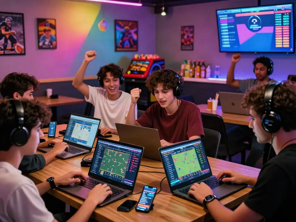 Exciting online gaming experience with users engaging on the TA88 platform.