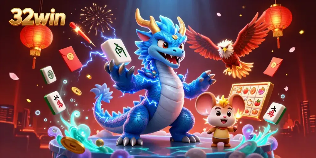 Experience thrilling casino action with a dynamic 32win dragon, hawk, and magic elements