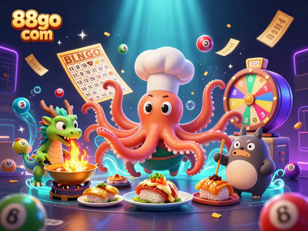 Engage with thrilling games at 88go com featuring a vibrant casino scene with exciting lottery elements.