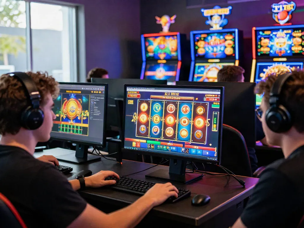 Players enjoying an immersive gaming experience with Nohuwin's online casino games.