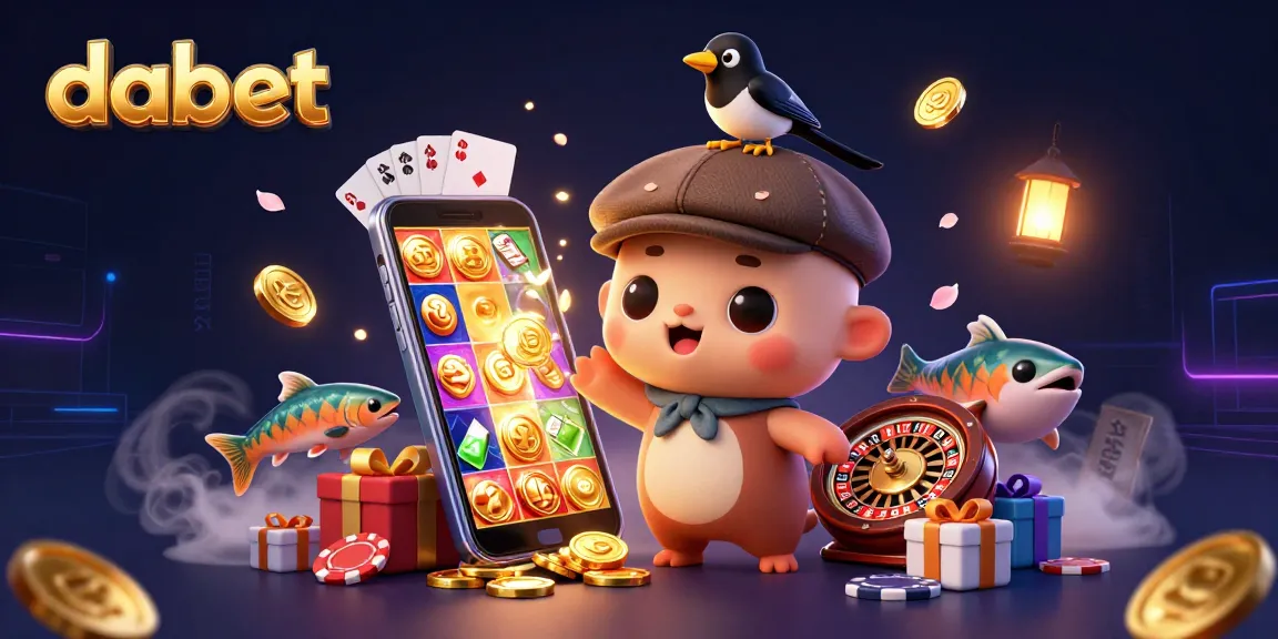 dabet offers vibrant slot gaming with the adorable Loch Ness monster and golden tokens