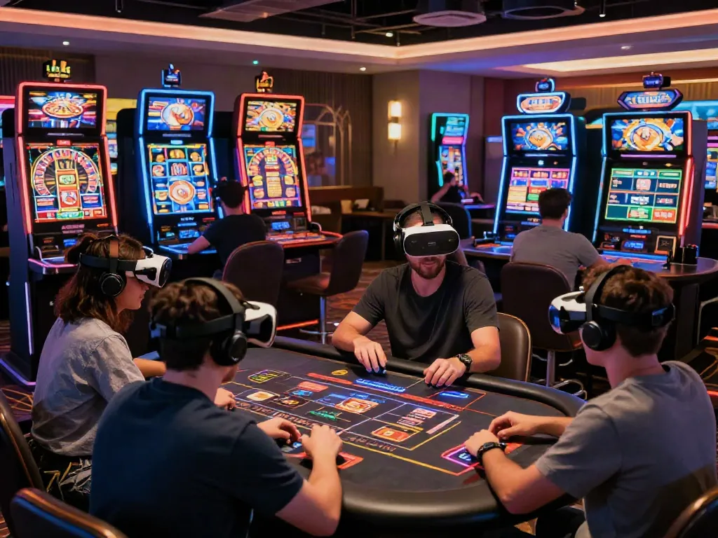 Experience the excitement on https://ku88v1.com/ with diverse players enjoying an immersive virtual casino.