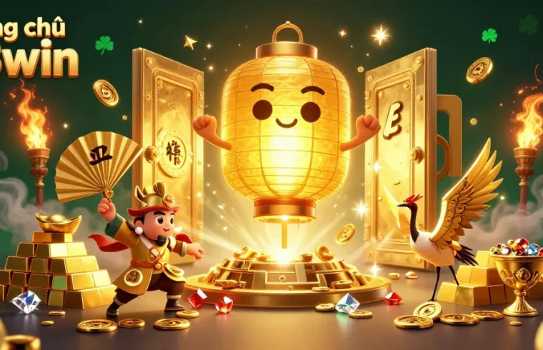 Engage with the vibrant world of trang chủ 33win featuring golden treasures and festive elements of an online casino.