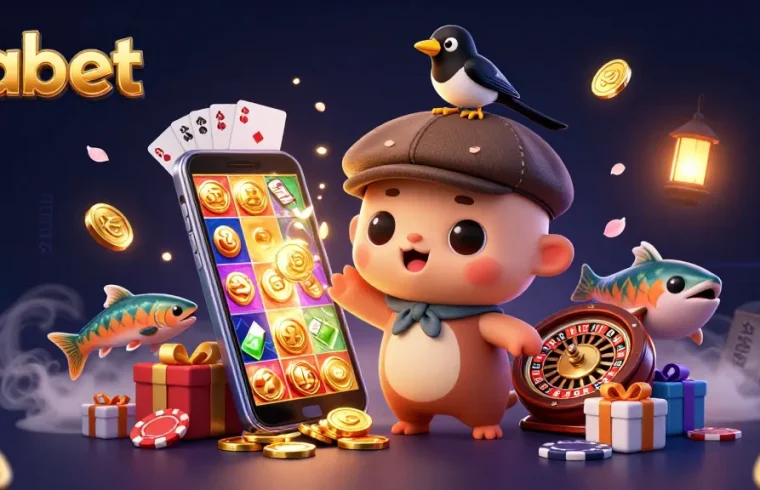 dabet offers vibrant slot gaming with the adorable Loch Ness monster and golden tokens